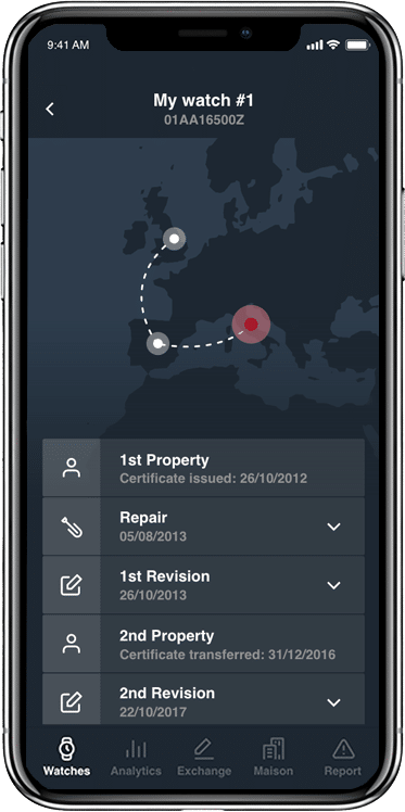 mobile APP, experience, tracking, property transfer, revision